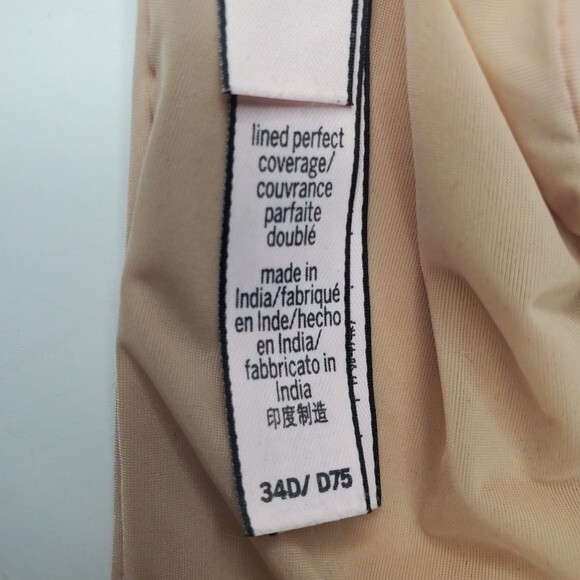 Victoria's Secret nude lined perfect coverage bra 34D - Picture 6 of 8